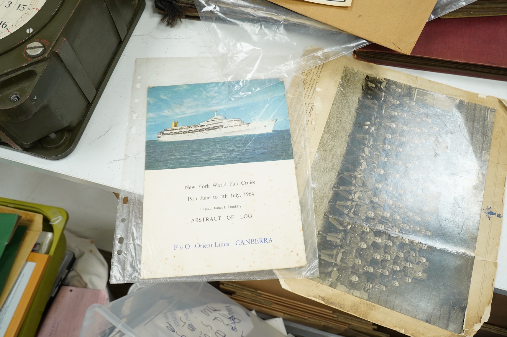 Four early 20th century photograph albums of military, naval and aviation interest, including; naval officers, sailors, ships and harbours, personal photographs, HMS Colossus, Cape Town in January 1946, RAF aircraft incl